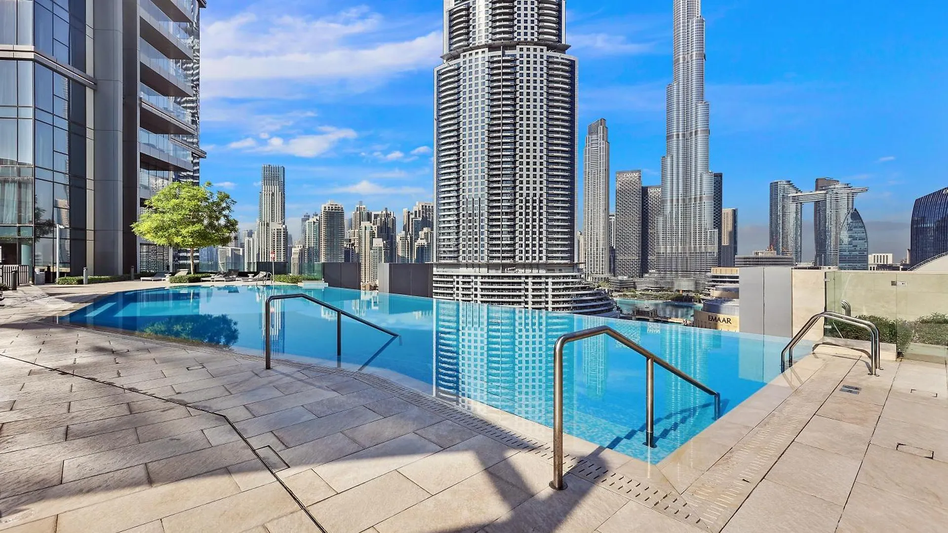 شقة First Class 2Br With Full Burj Khalifa And Fountain View دبي