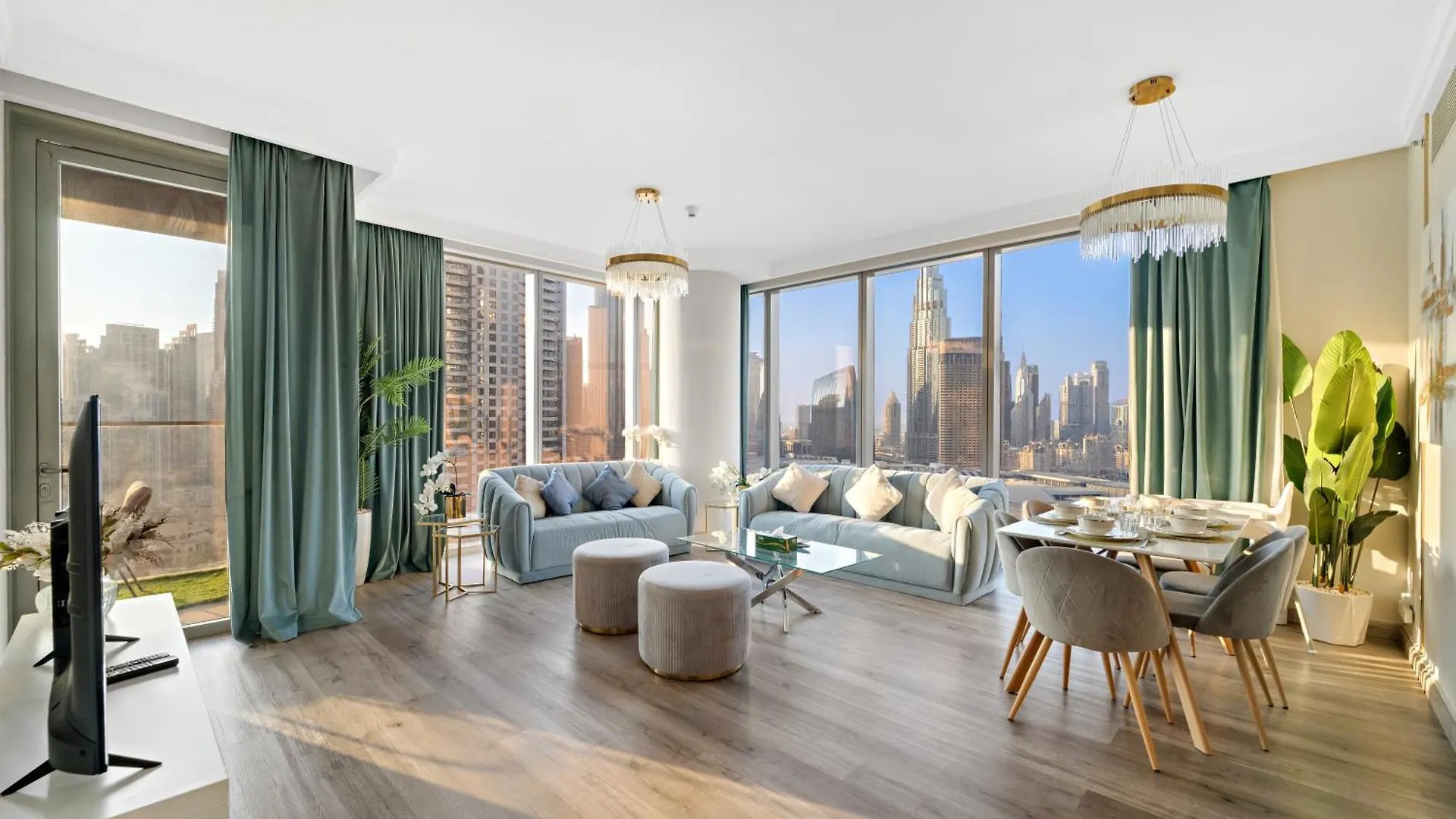 First Class 2Br With Full Burj Khalifa And Fountain View دبي