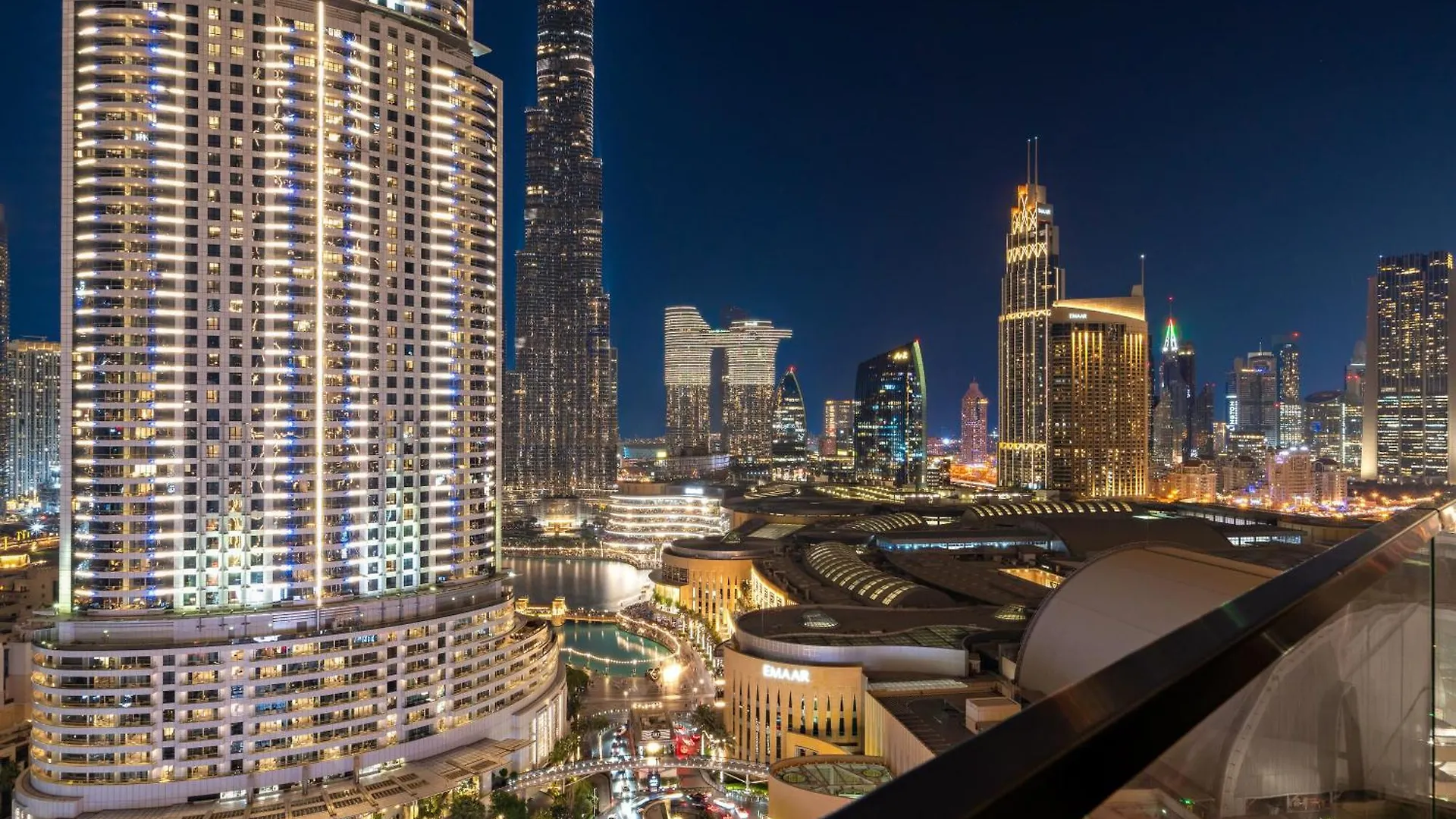 شقة First Class 2Br With Full Burj Khalifa And Fountain View دبي