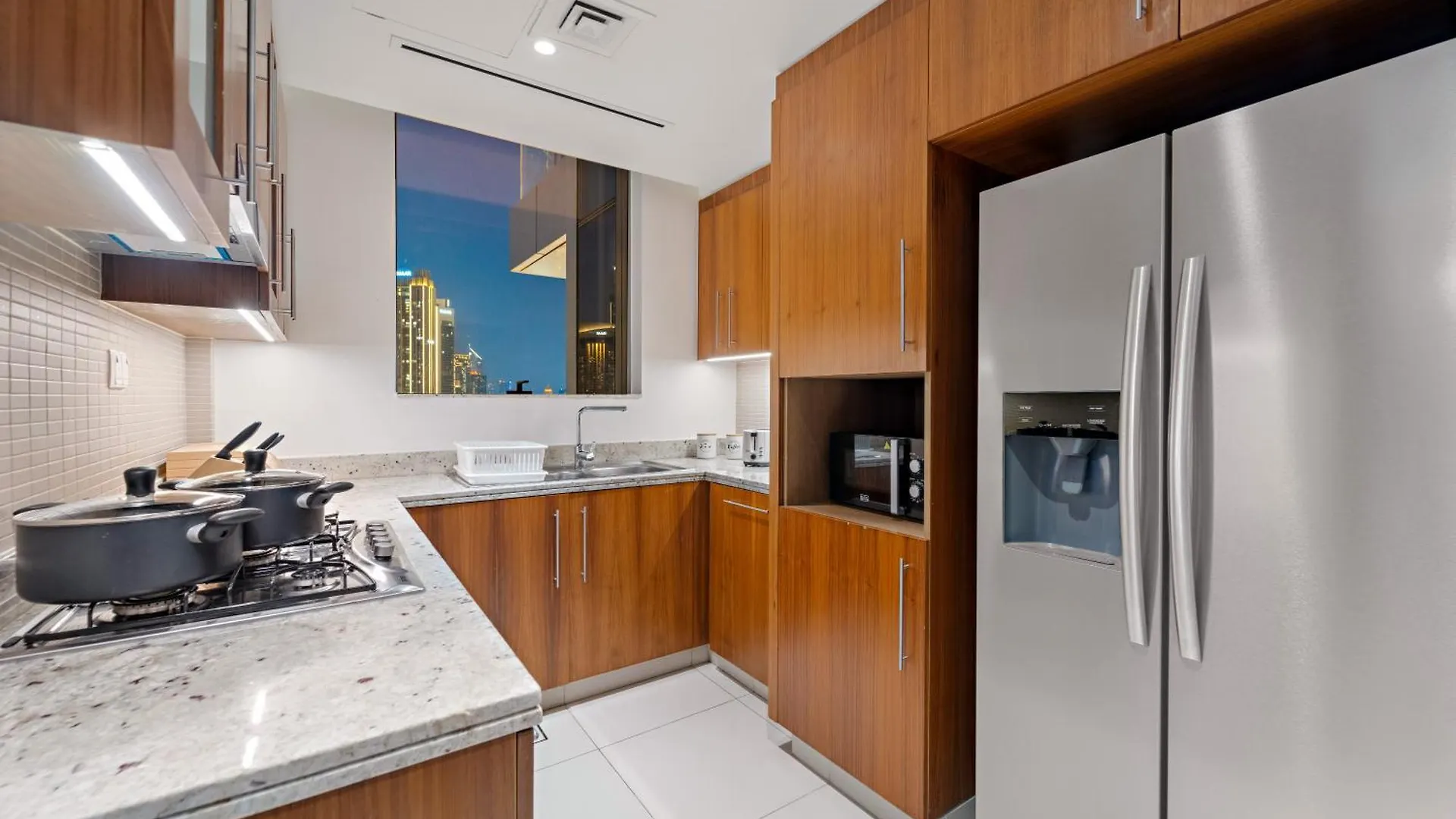 First Class 2Br With Full Burj Khalifa And Fountain View دبي شقة