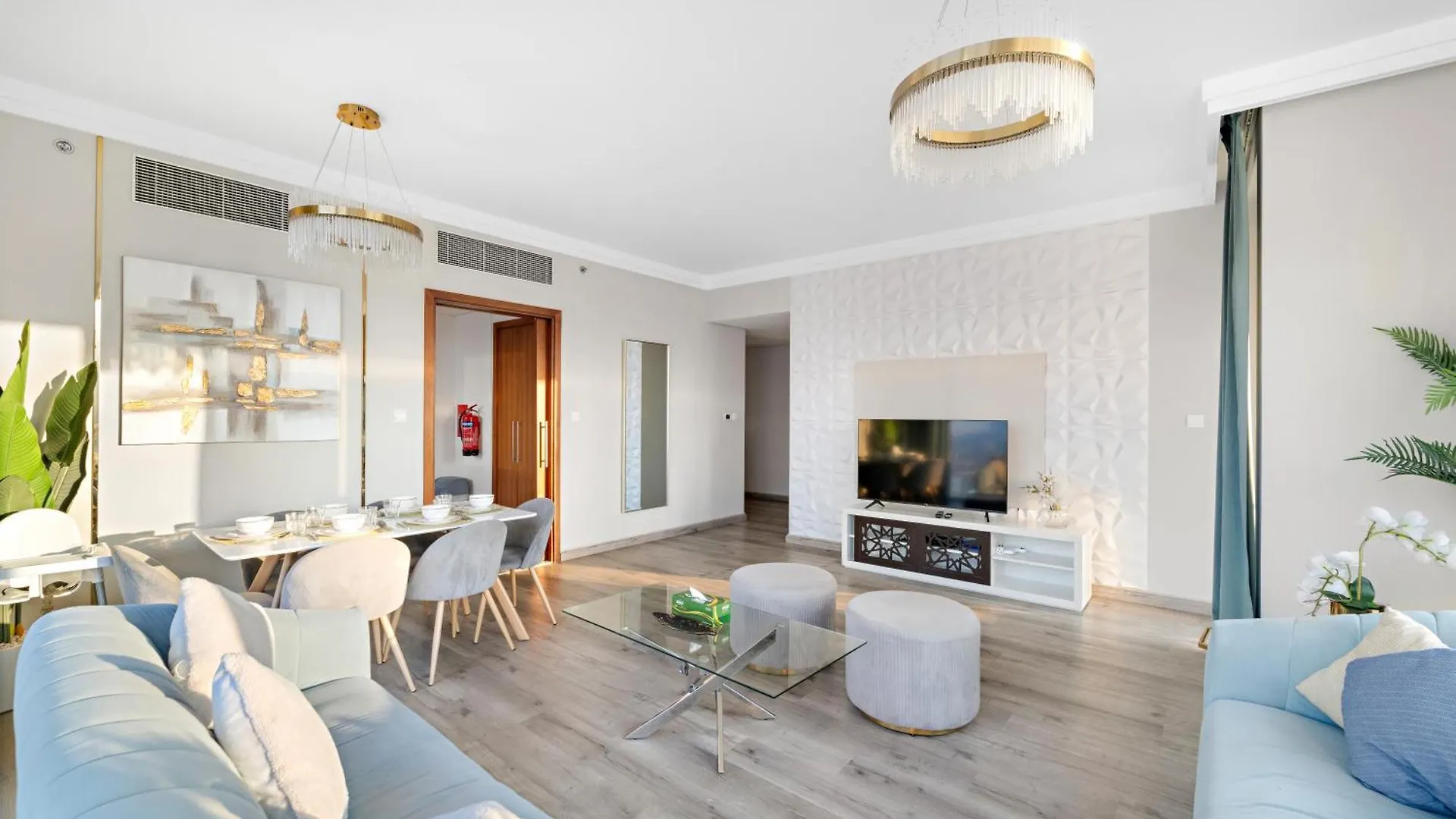 شقة First Class 2Br With Full Burj Khalifa And Fountain View دبي الإمارات العربية المتحدة